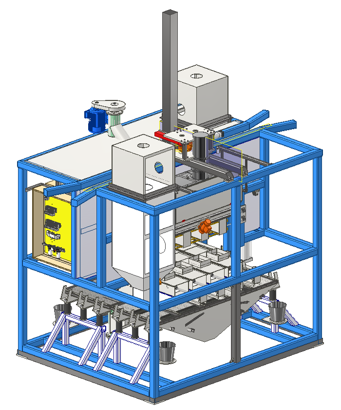 Dry dipping graphite machine