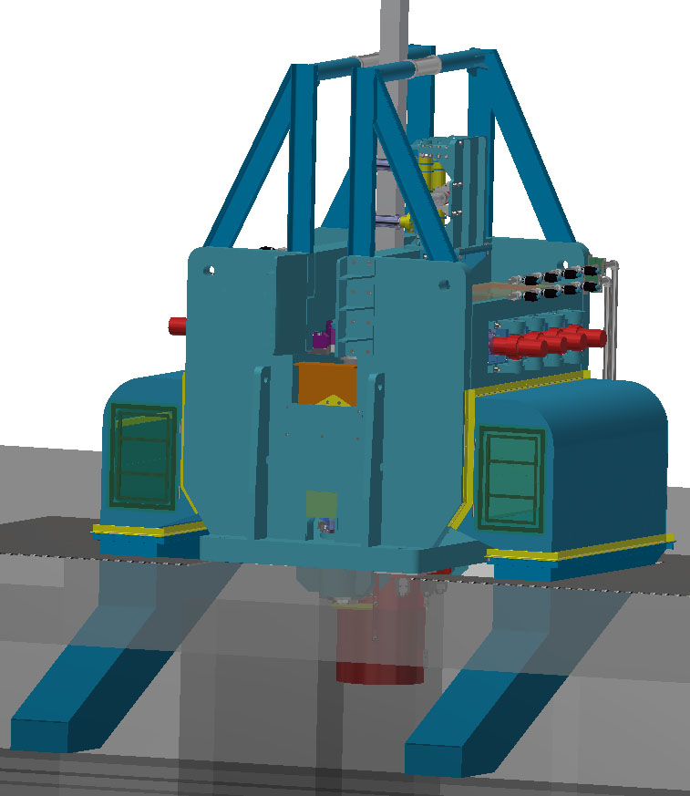 Four claw phosphoiron ring press machine
