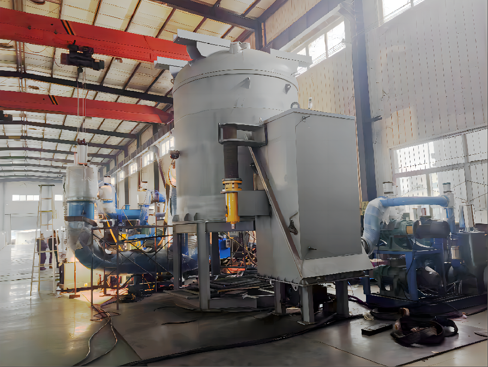 Vacuum induction alloy melting furnace